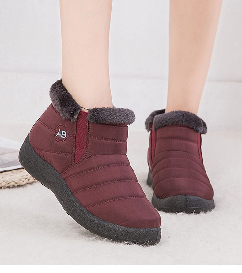 Women Boots Waterproof Snow Boots For Winter Shoes Women Casual