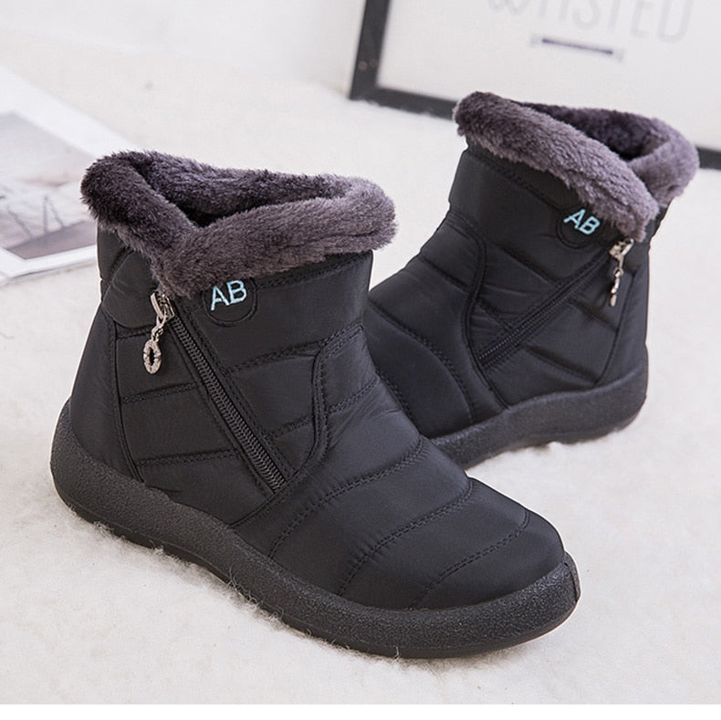 Women Boots Waterproof Snow Boots For Winter Shoes Women Casual