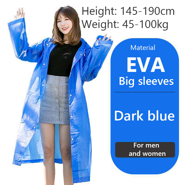 Women's Men's Impermeable Thickened Waterproof Raincoat