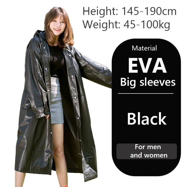 Women's Men's Impermeable Thickened Waterproof Raincoat