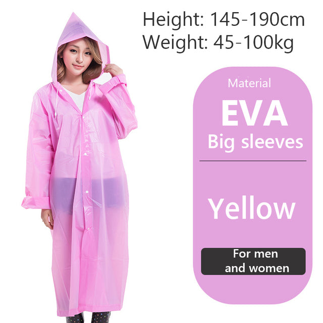 Women's Men's Impermeable Thickened Waterproof Raincoat