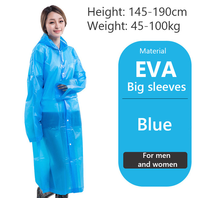 Women's Men's Impermeable Thickened Waterproof Raincoat