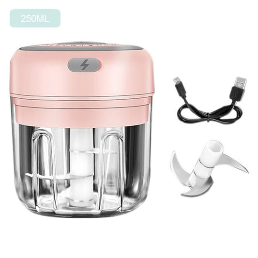 Cordless Portable Electric Garlic Chopper Cutter