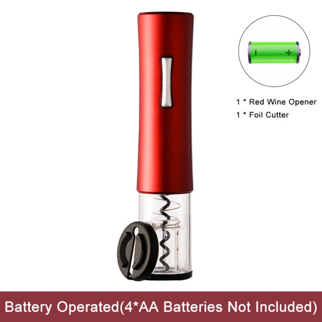 Electric Automatic Bottle Opener for Red Wine Foil Cutter 