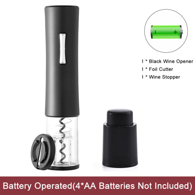 Electric Automatic Bottle Opener for Red Wine Foil Cutter 