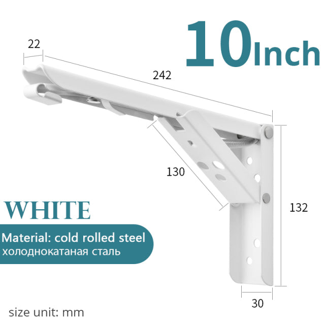 Adjustable Folding Triangle Bracket Shelf Support