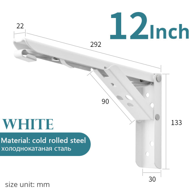 Adjustable Folding Triangle Bracket Shelf Support