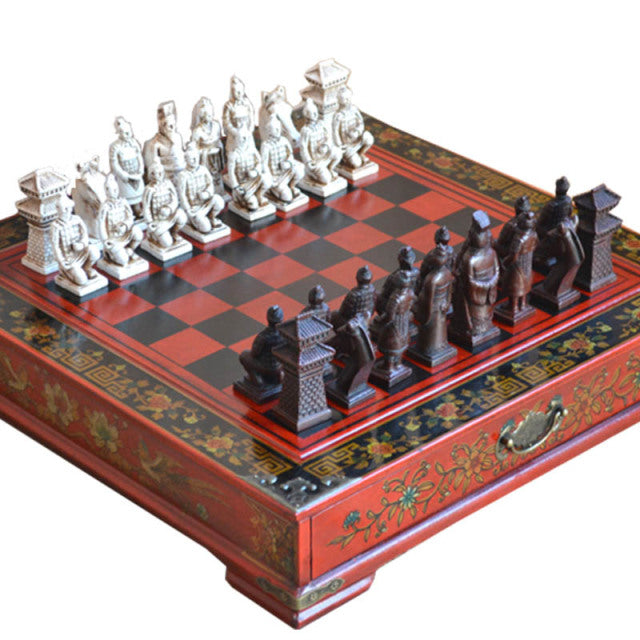 WOODEN CHESSBOARD PUZZLE CARTOON CHARACTERS