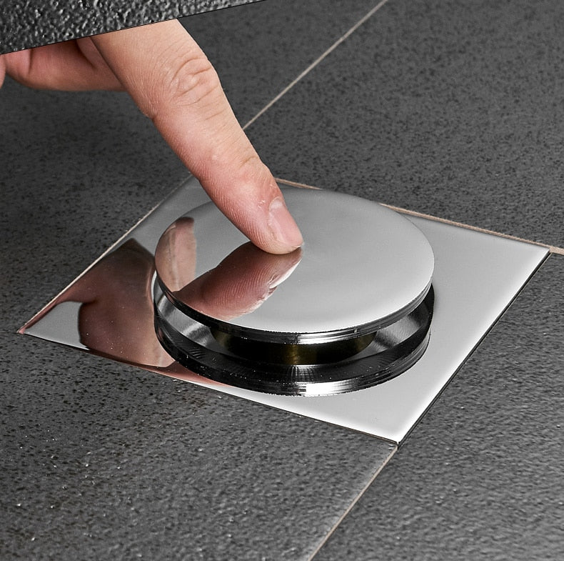 Pop Up Foot Floor Drain