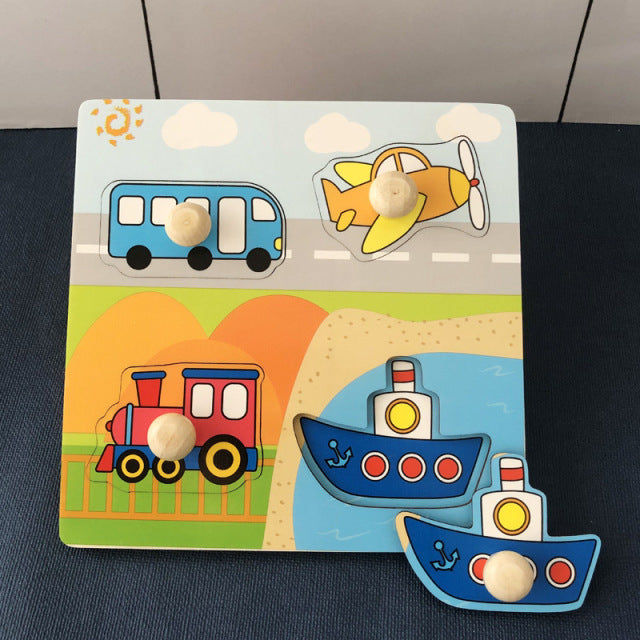 Board 3D Puzzle Wooden Toys