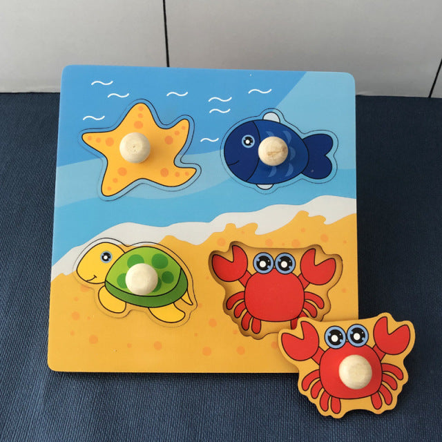 Board 3D Puzzle Wooden Toys