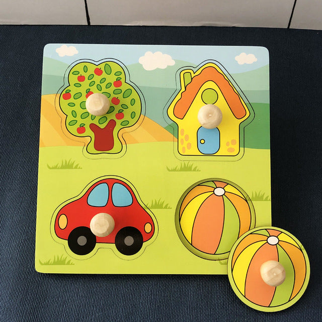 Board 3D Puzzle Wooden Toys