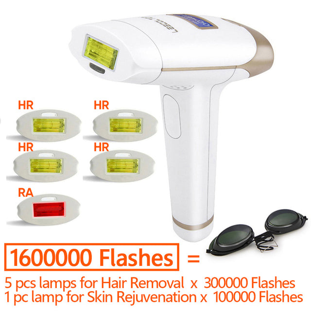 2 IN 1 LCD IPL Laser Epilator Hair Removal Permanent Machine