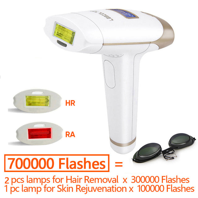 2 IN 1 LCD IPL Laser Epilator Hair Removal Permanent Machine