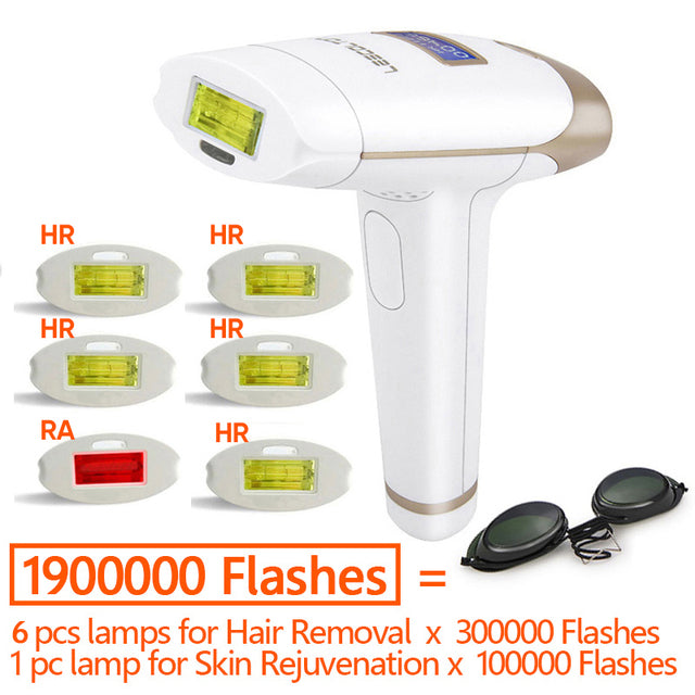 2 IN 1 LCD IPL Laser Epilator Hair Removal Permanent Machine