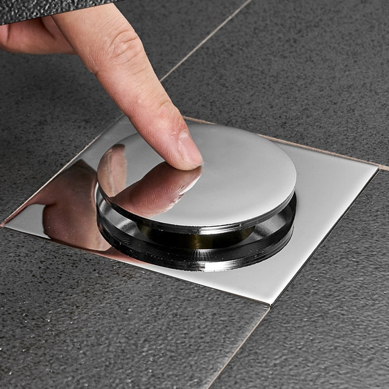 Pop Up Foot Floor Drain