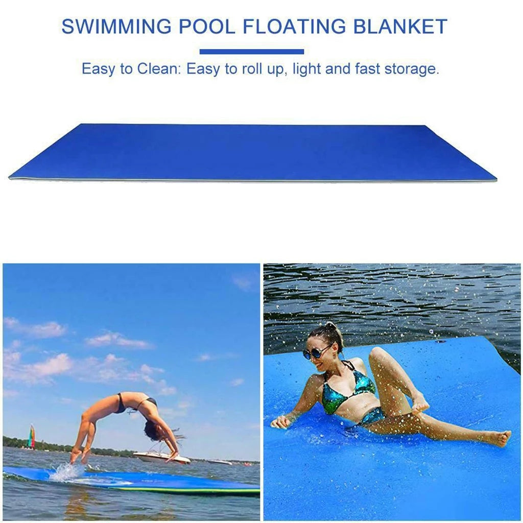 FOAM SWIMMING POOL WATER BLANKET FLOAT MAT BED