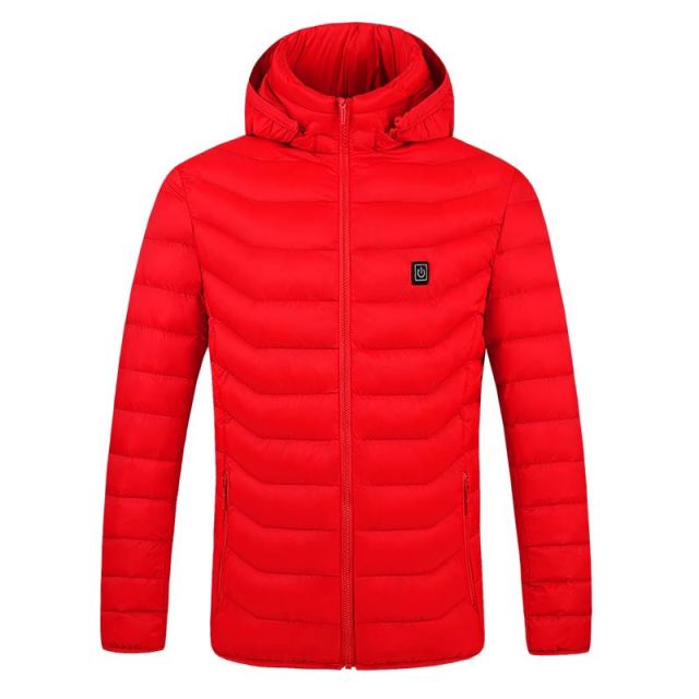 Electric Heated Vest Jackets USB Electric Heating Hooded Cotton Coat