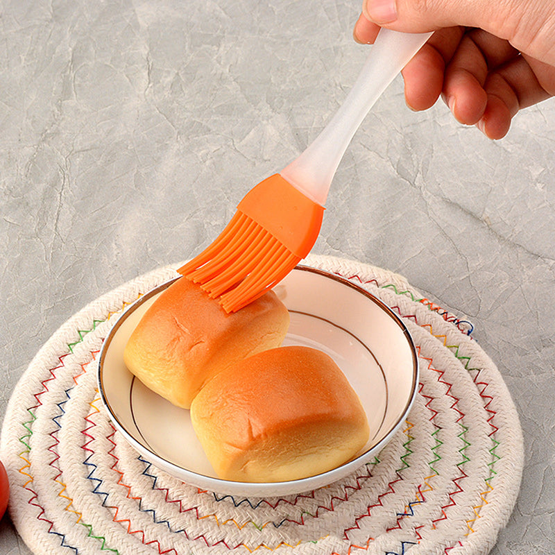 Translucent Silicone Spatula, Dough Scrape, Baking Cake Brush Tools