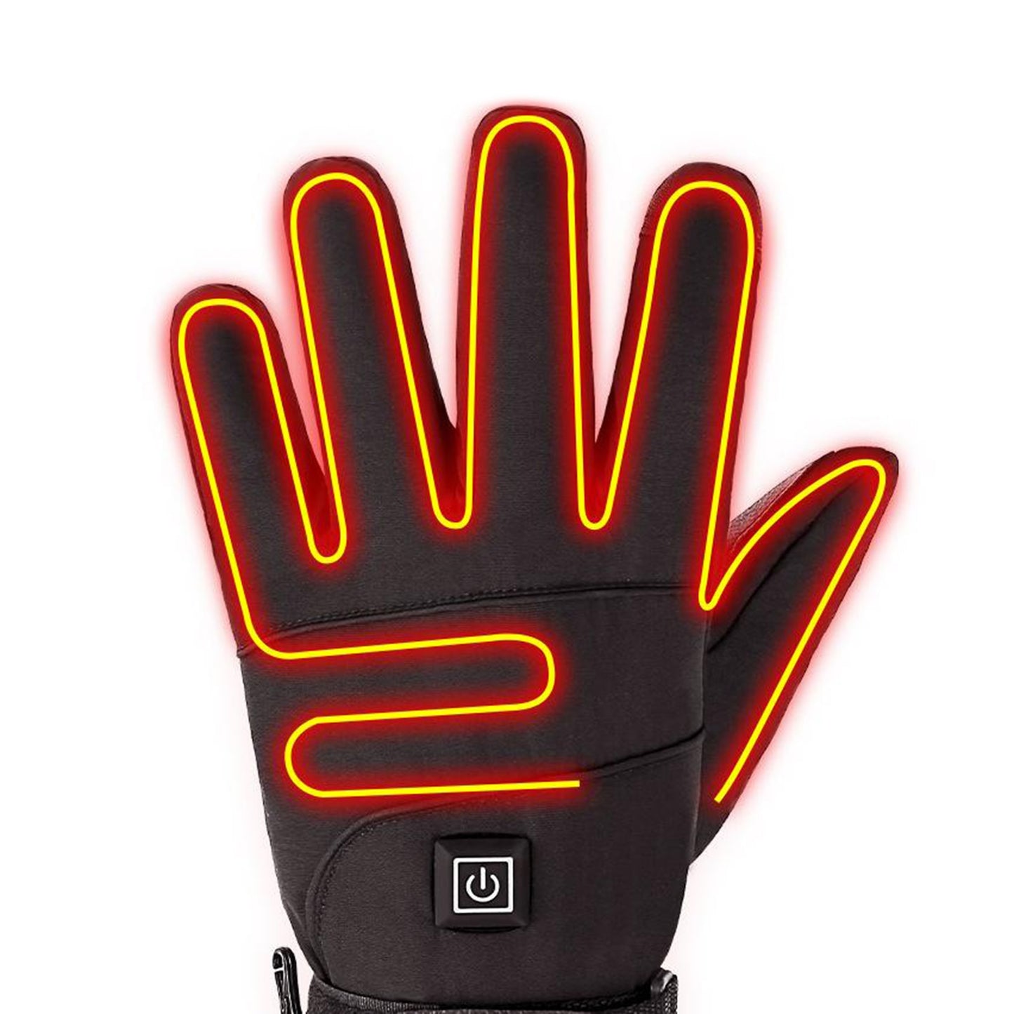 2x Winter Gloves Electric Motorcycle Heated Gloves Thermal Gloves Touch Screen