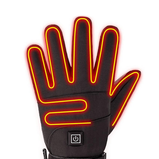 2x Winter Gloves Electric Motorcycle Heated Gloves Thermal Gloves Touch Screen