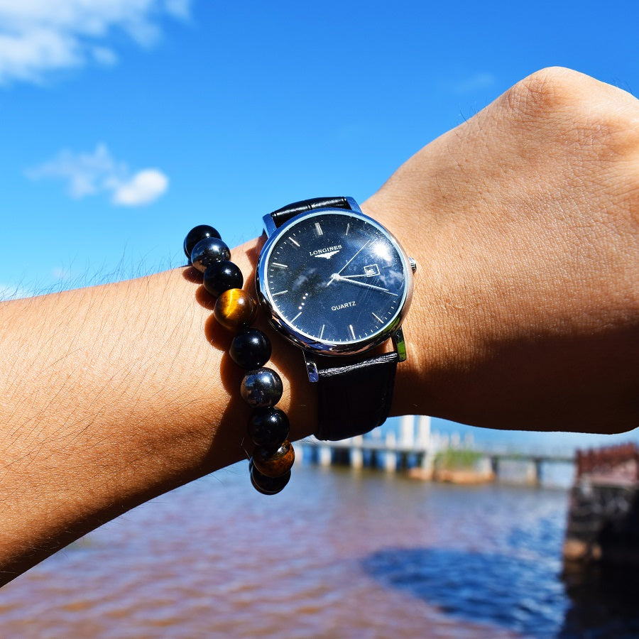 TIGER EYE STONE BEAD BRACELETS