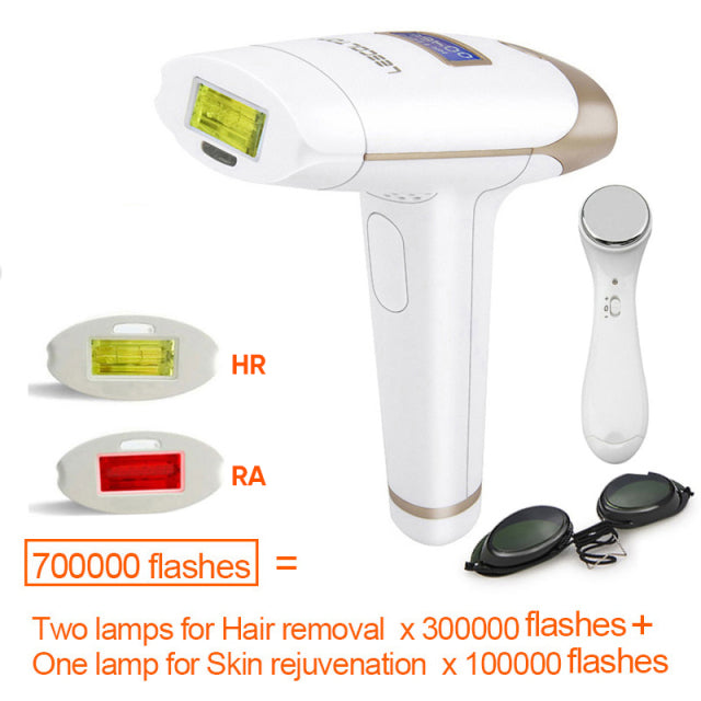 2 IN 1 LCD IPL Laser Epilator Hair Removal Permanent Machine