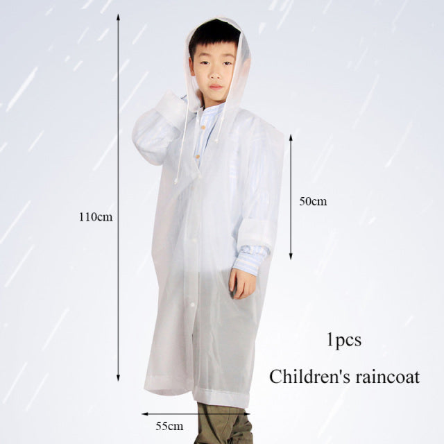 Women's Men's Impermeable Thickened Waterproof Raincoat