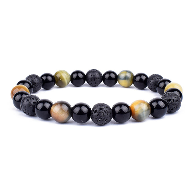 TIGER EYE STONE BEAD BRACELETS