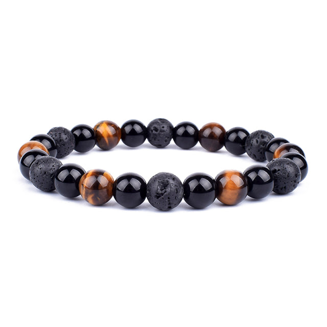 TIGER EYE STONE BEAD BRACELETS