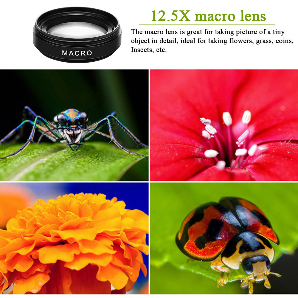 Macro and Wide Angle HD Camera Lenses