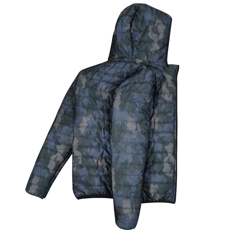 Men Camouflage Heated Winter Warm Jackets USB Heating Padded Jackets