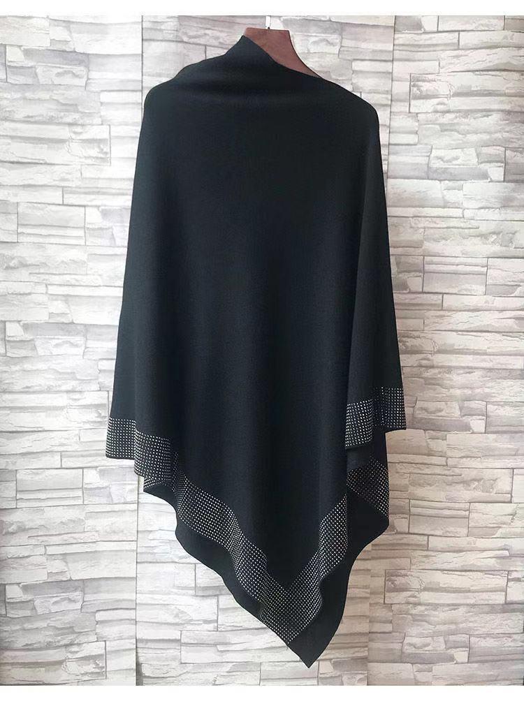 Shiny Women's Wool Shawl