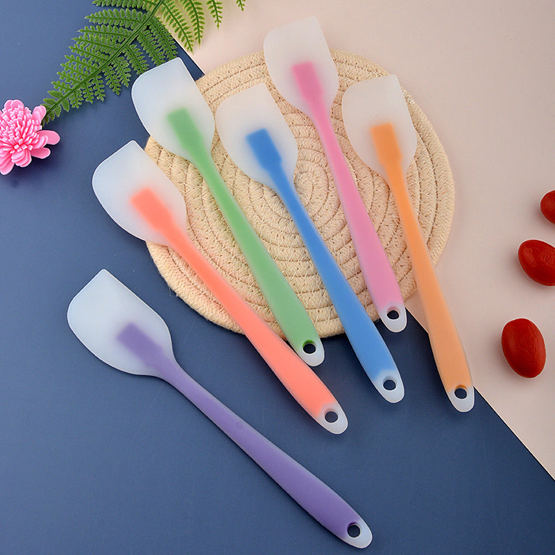 Translucent Silicone Spatula, Dough Scrape, Baking Cake Brush Tools