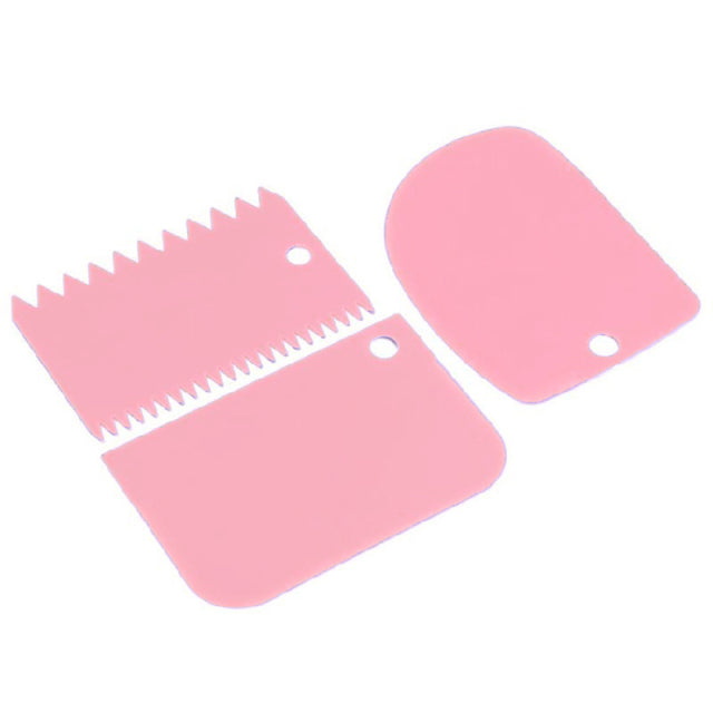 Translucent Silicone Spatula, Dough Scrape, Baking Cake Brush Tools