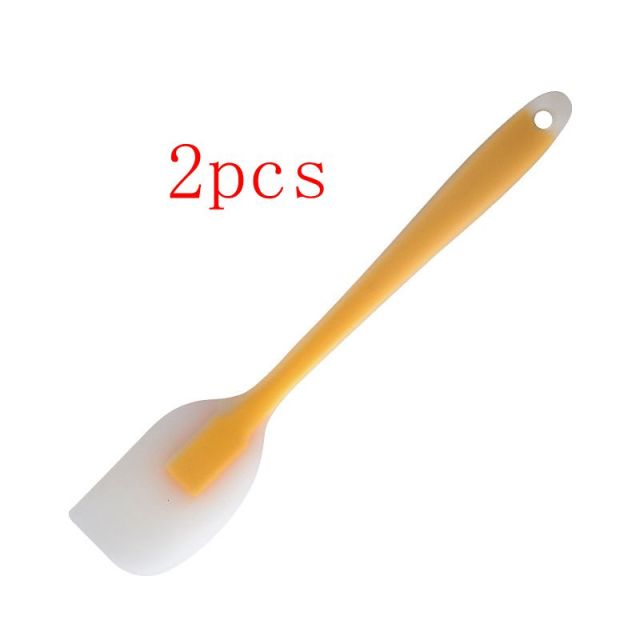 Translucent Silicone Spatula, Dough Scrape, Baking Cake Brush Tools