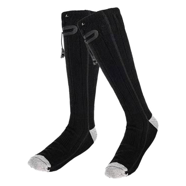 3.7V Unisex Remote Control Electric Heated Socks Boot Feet Warmer