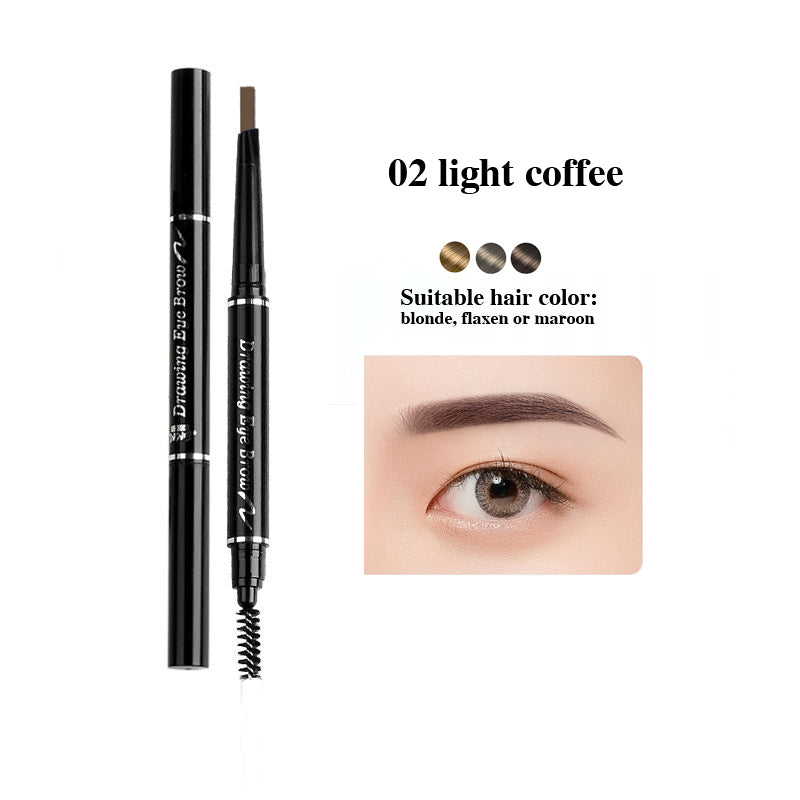 Double Head Eyebrow Pencil with Brush