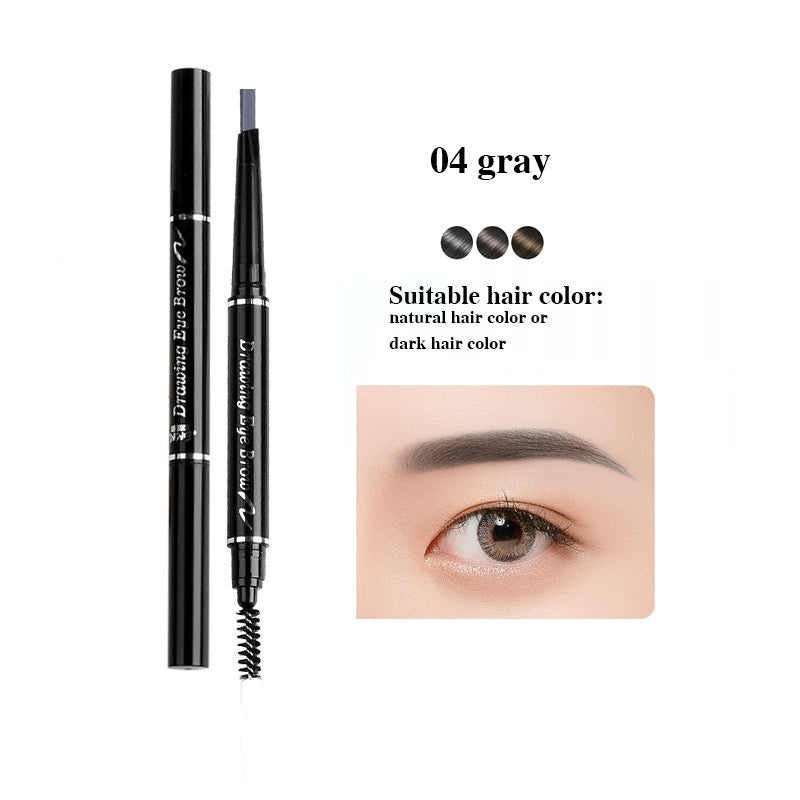 Double Head Eyebrow Pencil with Brush