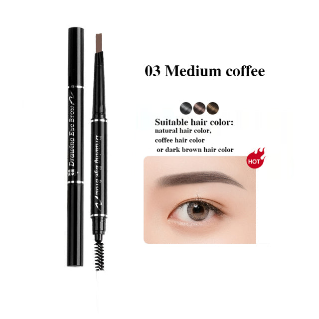 Double Head Eyebrow Pencil with Brush