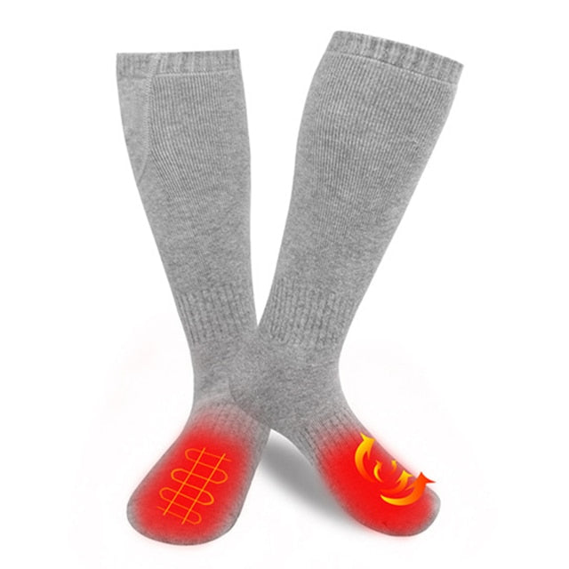 3.7V Unisex Remote Control Electric Heated Socks Boot Feet Warmer