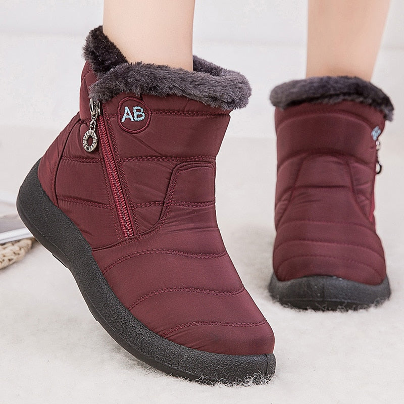 Women Boots Waterproof Snow Boots For Winter Shoes Women Casual