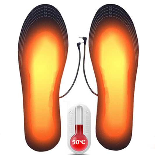 Heated Insoles Shoe Heating Insole Winter Warm Electric Foot Warming Pad