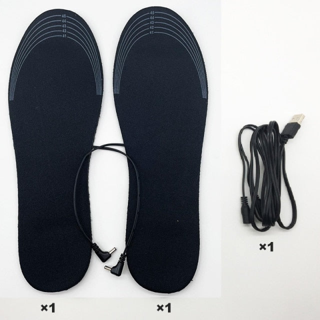 Heated Insoles Shoe Heating Insole Winter Warm Electric Foot Warming Pad