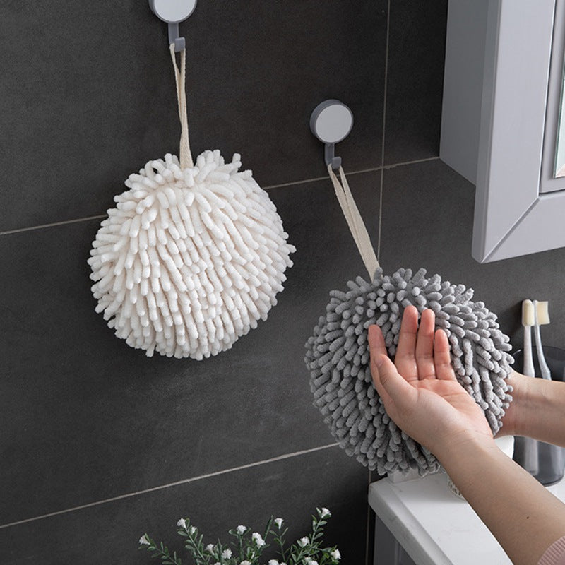 Hand Towel Ball with Hanging Loops