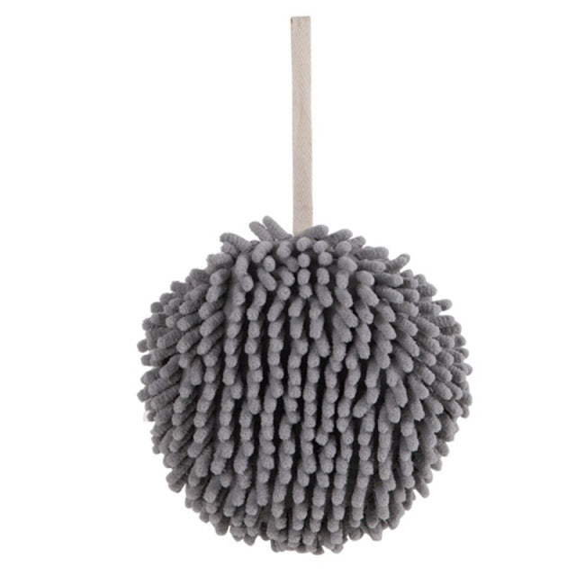 Hand Towel Ball with Hanging Loops