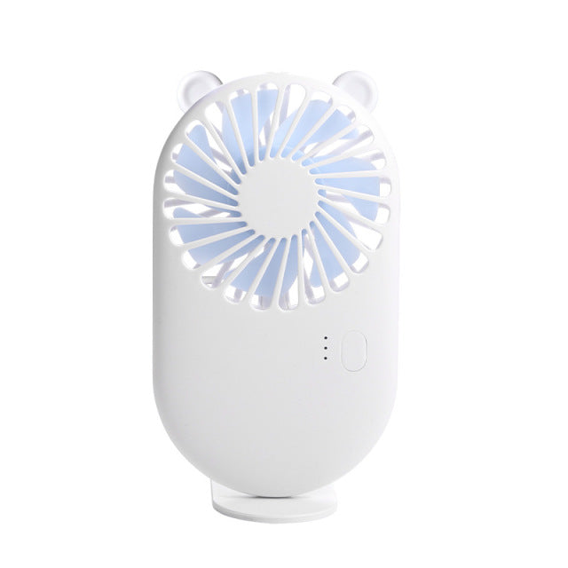 Fold Fan Electric Portable Hold Small Air Cooler