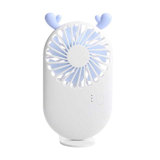 Fold Fan Electric Portable Hold Small Air Cooler