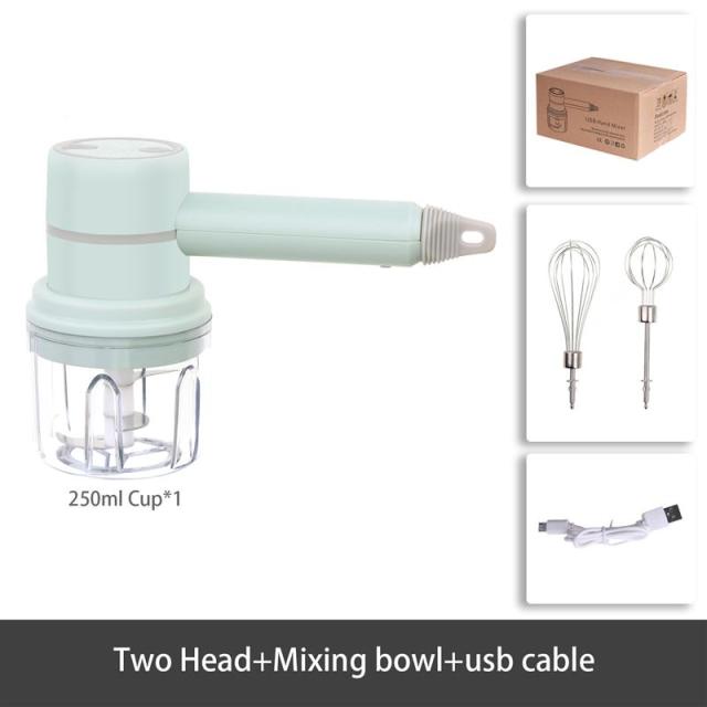 Garlic Chopper Mini USB Wireless Electric