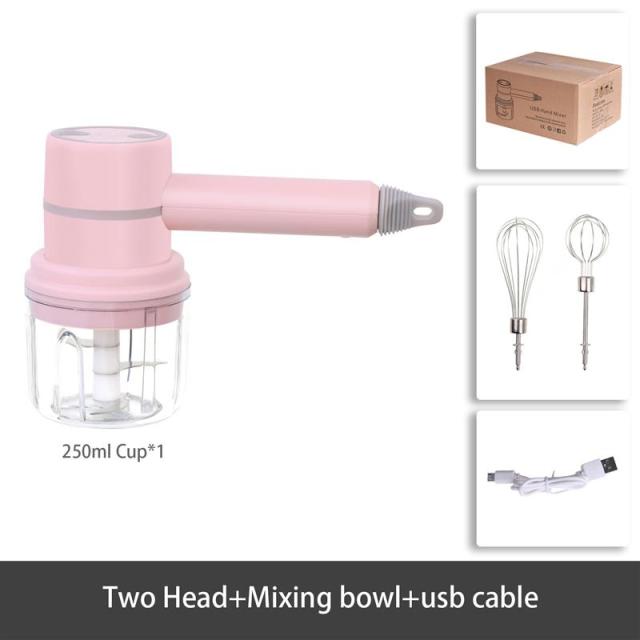 Garlic Chopper Mini USB Wireless Electric